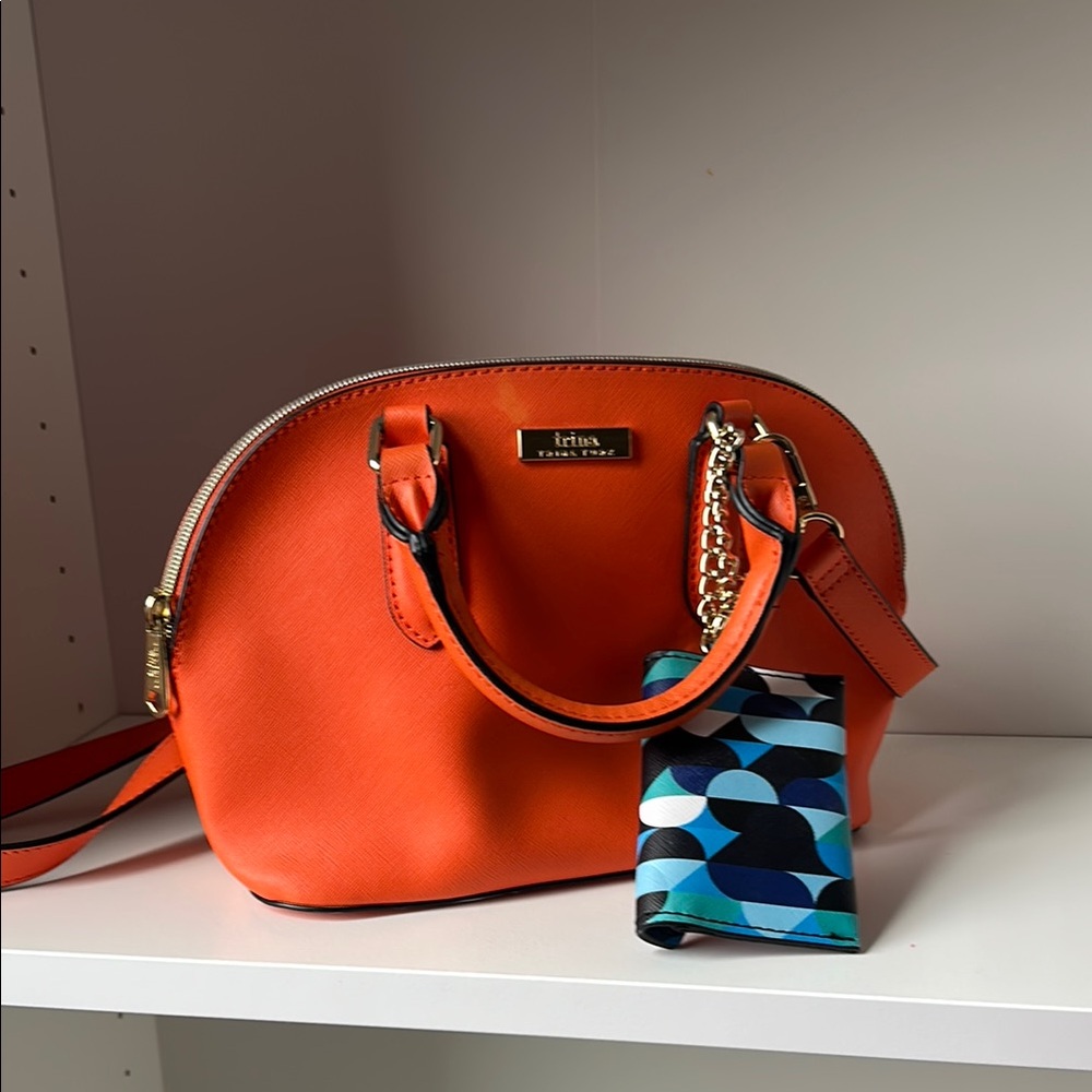 Trina Turk Orange Satchel